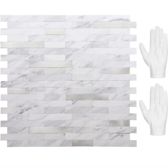 Stickgoo Peel and Stick Backsplash, PVC Wall Tiles Stick on Backsplash - Picture 1 of 3